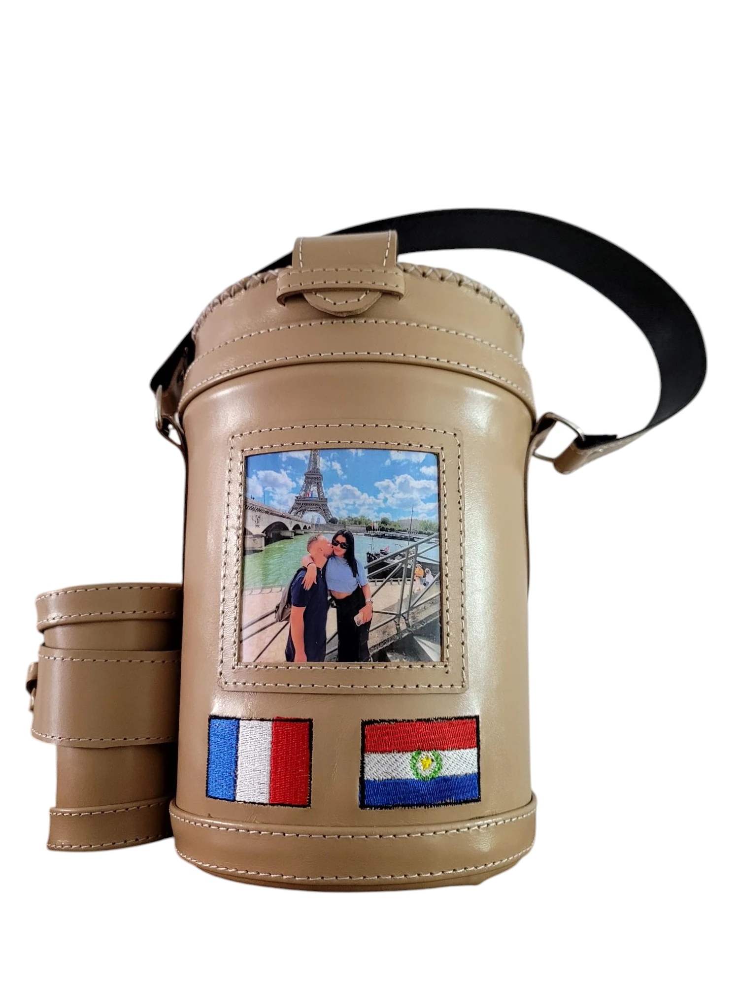 Termolar con foto · 2,5 litros con guampa y ejemplo de personalización